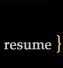 resume